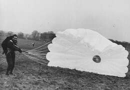 British Paratrooper during training