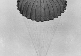 British Parachutist during training