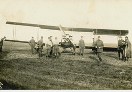 Unidentified biplane