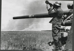 Anti-aircraft gun near Voronezh