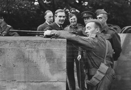 Anthony Eden with Home Guard