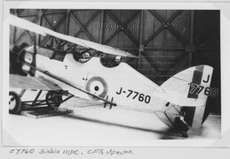 J7760 Armstrong Whitworth Siskin III DC