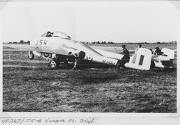 VF267 De Havilland Vampire F.1