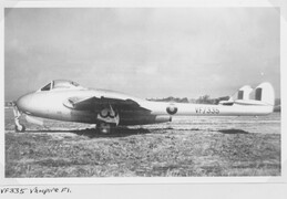 VF335 De Havilland Vampire F.1