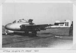 VF314 De Havilland Vampire F.1