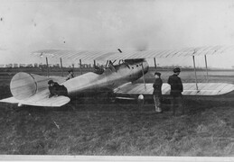 Unidentified biplane