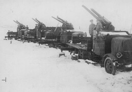 WWI anti aircraft guns