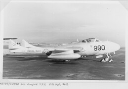 XA109 de Havilland Sea Vampire T22