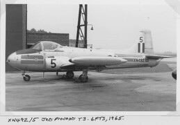 XN492 Hunting Percival Jet Provost T3