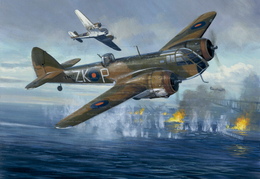 Blenheims over Borkum